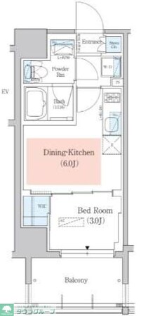 アーバネックス深川木場の物件間取画像
